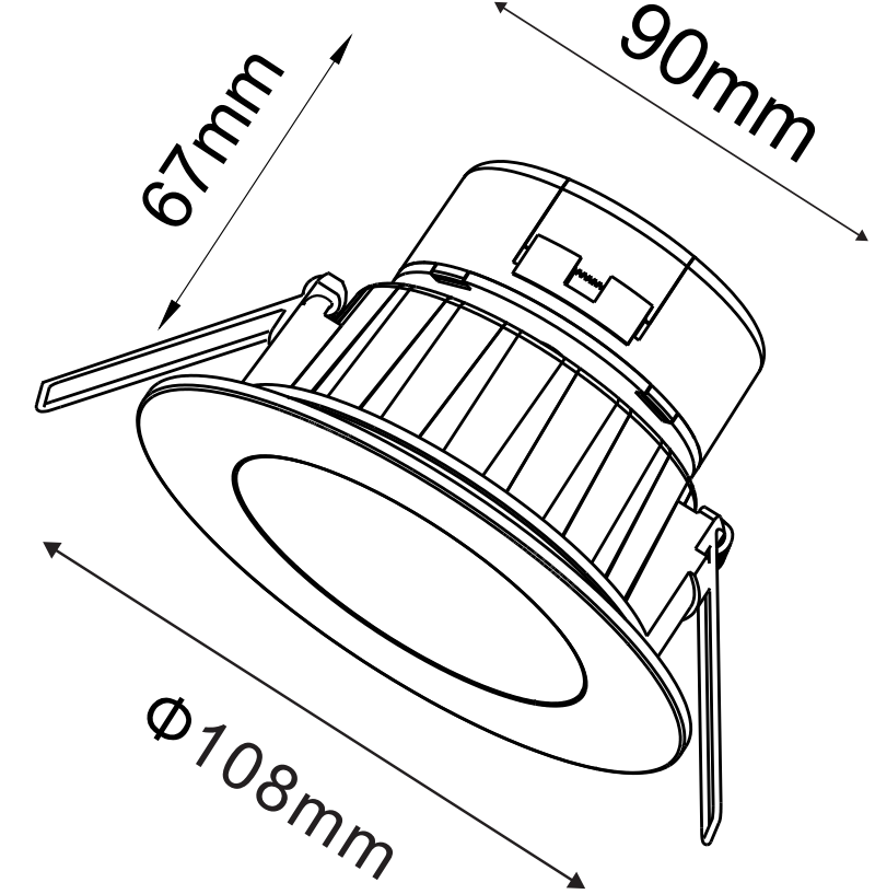  led ceiling downlight light