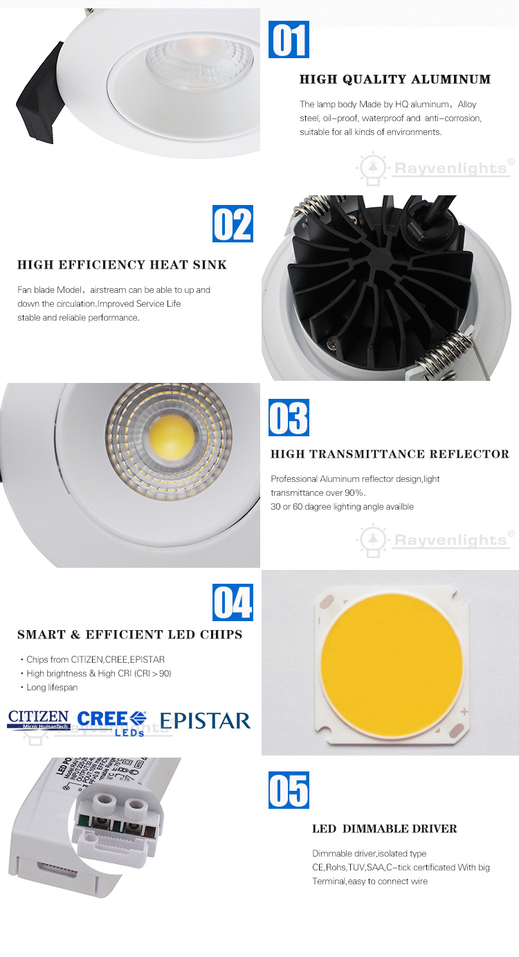  light ceiling downlight