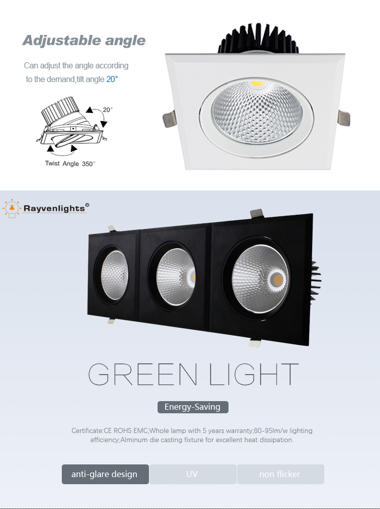 4 inch led can light recessed downlight