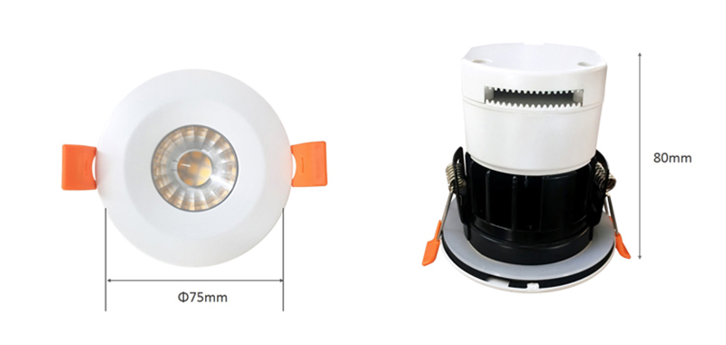 rgb led downlight waterproof recessed led light