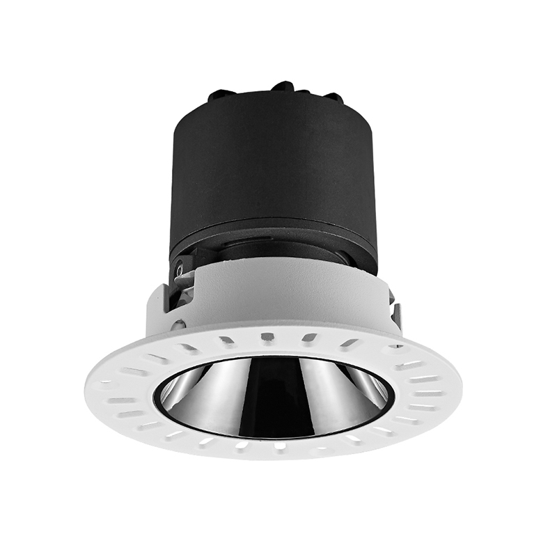 black ceiling spot light