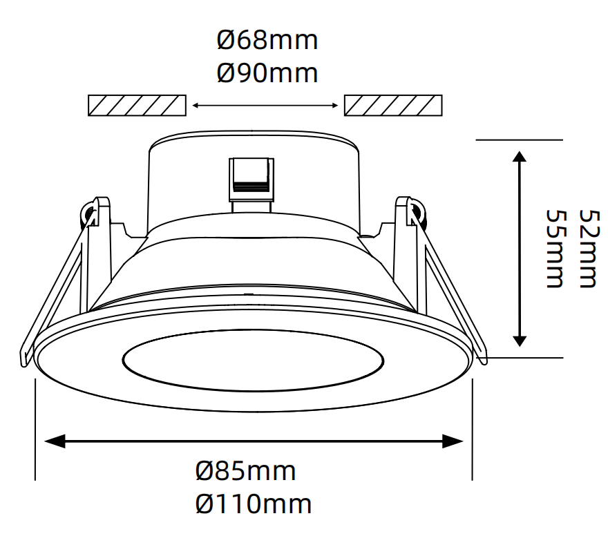  LED light downlight wholesale